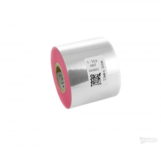 Cinta termotransfer rosa para textiles 53x300 OUT