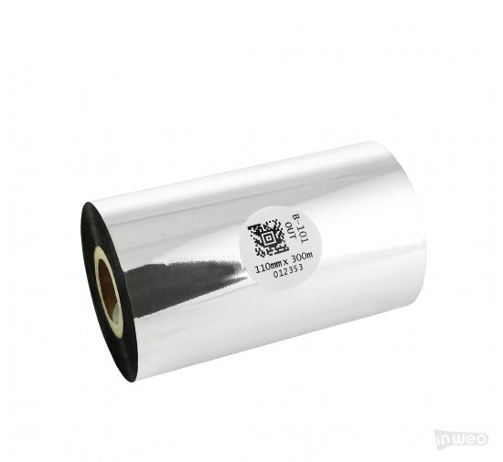 Cinta de transferencia térmica de cera estándar 110 mm x 300 m OUT