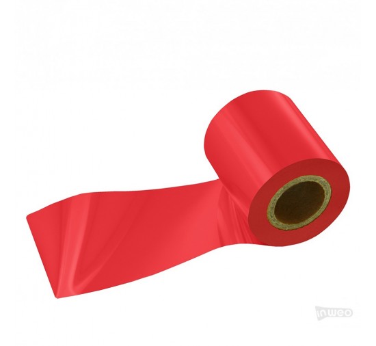 Cinta de transferencia térmica de cera roja 30 mm x 300 m OUT