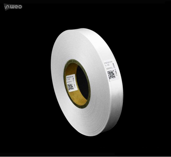 Cinta de satén blanca Premium 25 mm x 200 m