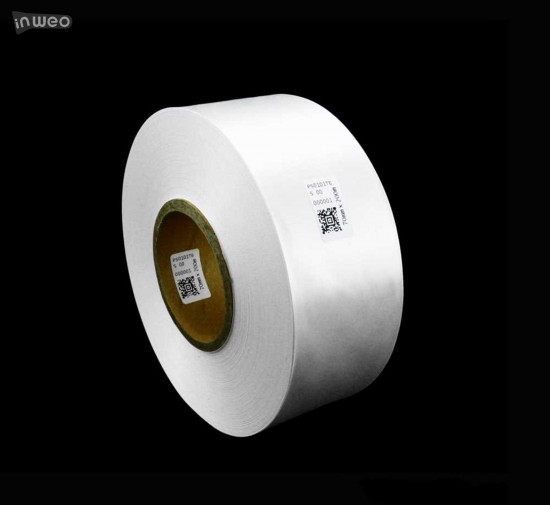 Cinta de satén blanca Premium 70 mm x 200 m