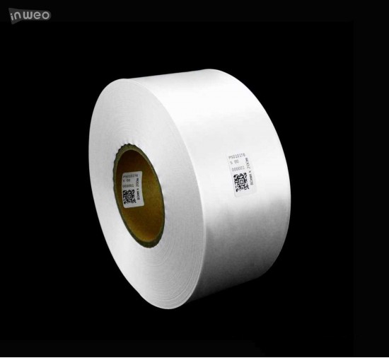 Cinta de satén blanca Premium 80 mm x 200 m