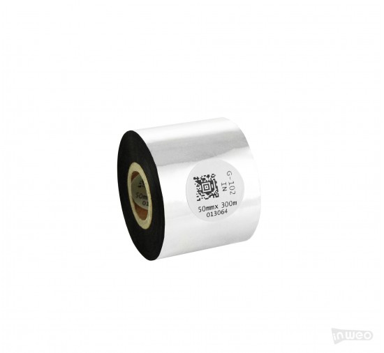 Cinta de termotransferencia de cera Premium 50 mm x 300 m IN