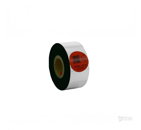 Cinta de transferencia térmica de cera-resina Premium 30 mm x 300 m OUT