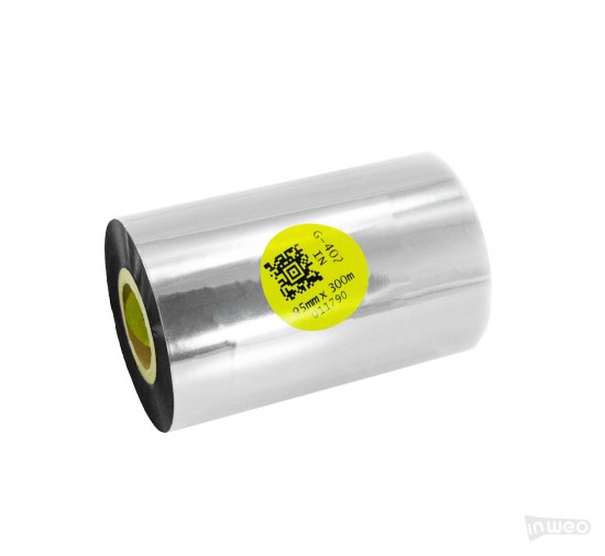 Cinta termotransfer Harz para textiles 95 mm x 300 m IN