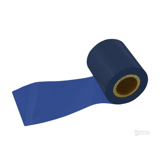 Cinta termotransfer de resina azul oscura para textiles 55x150 OUT