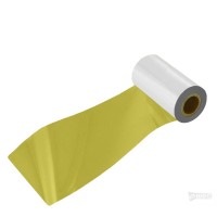 Cinta de transferencia térmica de resina brillante dorada para película 110x150 OUT