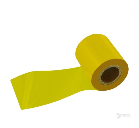 Cinta de termotransferencia de resina amarilla para textiles 55x150 OUT