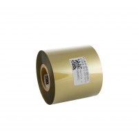 Cinta de transferencia térmica de cera y resina dorada 60 mm x 300 m FUERA
