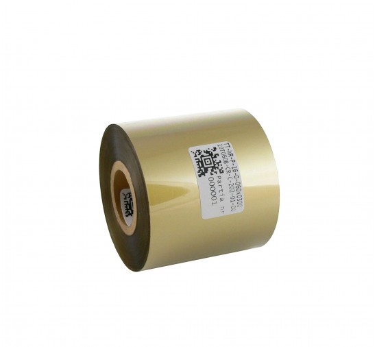 Cinta de transferencia térmica de cera y resina dorada 60 mm x 300 m FUERA
