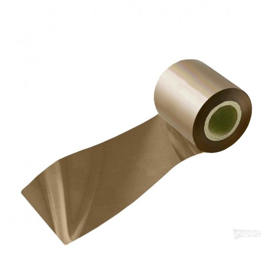 Cinta de transferencia térmica de cera de oro viejo 55 mm x 150 m FUERA