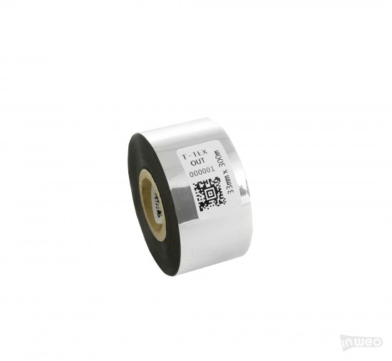 Cinta de transferencia térmica para textiles Braun Harz 33x300 OUT