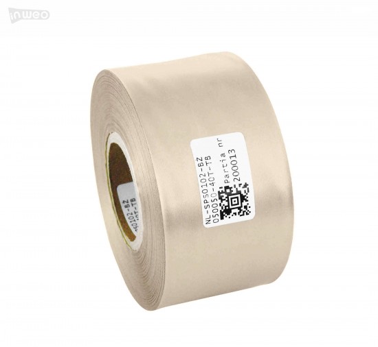 Cinta de satén premium beige 50 mm x 50 m Cinta de satén premium beige 50 mm x 50 m