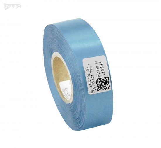 Cinta de satén azul cielo premium 25 mm x 50 m Cinta de satén azul cielo premium 25 mm x 50 m
