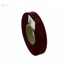 Cinta de satén burdeos premium 15 mm x 50 m