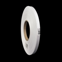Cinta de satén premium blanca de doble cara 10mm x 200m