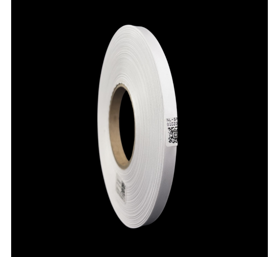 Cinta de satén premium blanca de doble cara 10mm x 200m