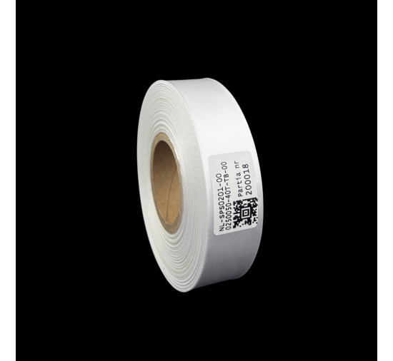 Cinta de satén blanca premium de doble cara 25 mm x 50 m