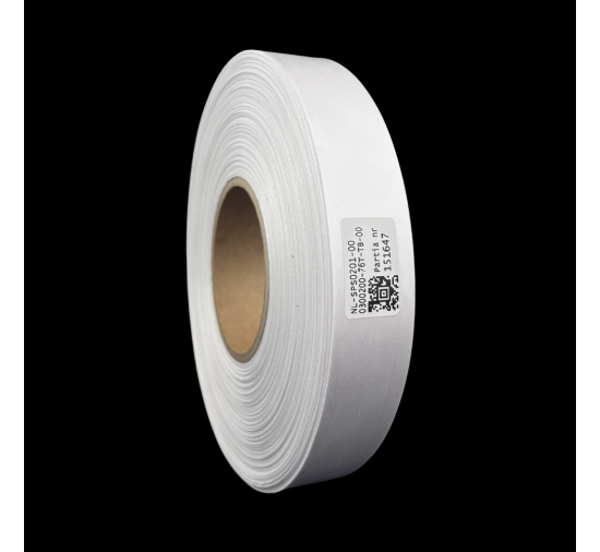 Cinta de satén blanca premium doble cara 30mm x 200m