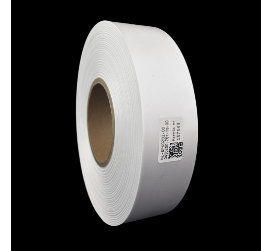 Cinta de satén blanca premium doble cara 45mm x 200m