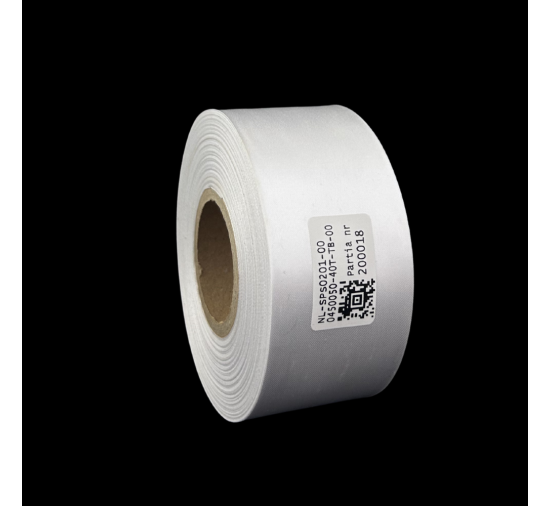 Cinta de satén blanca premium doble cara 45mm x 50m