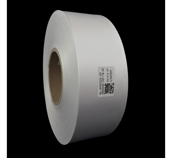 Cinta de satén blanca premium doble cara 60mm x 200m