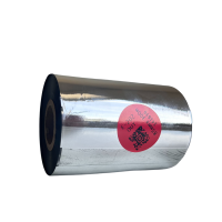 Cinta de transferencia térmica E-202 de resina-cera premium para algodón, 85 mm x 300 m, OUT.