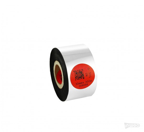 Cinta de transferencia térmica Harz estándar 30 mm x 300 m IN