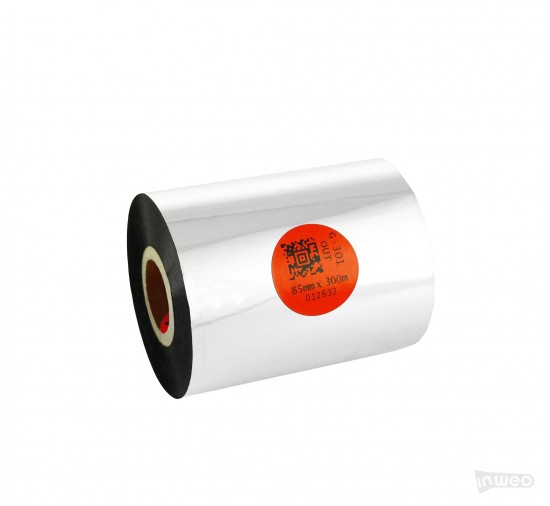 Cinta de transferencia térmica de resina estándar 85 mm x 300 m OUT