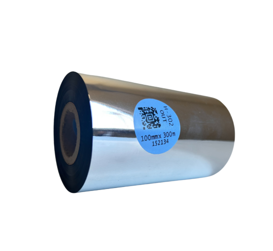 Cinta de transferencia térmica de resina premium H-302, 100 mm x 300 m, para exteriores.