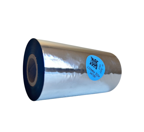Cinta de transferencia térmica de resina premium H-302, 110 mm x 300 m, para exteriores.