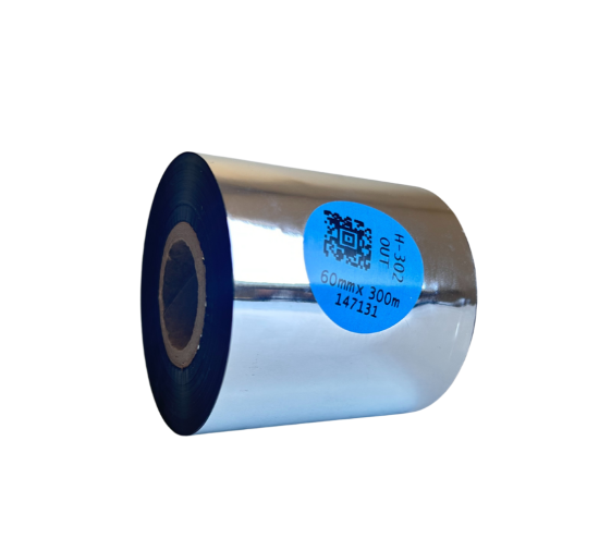 Cinta de transferencia térmica de resina premium H-302, 60 mm x 300 m, para exteriores.