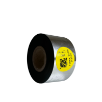 Cinta de transferencia térmica de resina H-402 para nylon y poliuretano, 35 mm x 300 m, OUT.