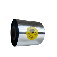 Cinta de transferencia térmica de resina H-402 para nylon y poliuretano, 65 mm x 300 m, OUT.