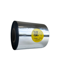 Cinta de transferencia térmica de resina H-402 para nylon y poliuretano, 70 mm x 300 m, OUT.