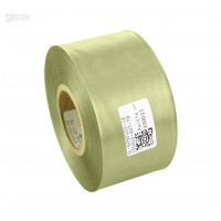 Cinta de satén premium verde claro 50 mm x 50 m