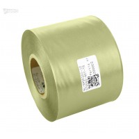 Cinta de satén verde claro premium 70 mm x 50 m