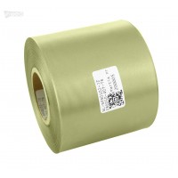Cinta de satén verde claro Premium 80 mm x 50 m