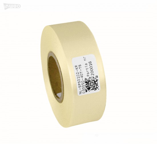 Cinta de satén premium color crema 30 mm x 50 m Cinta de satén premium color crema 30 mm x 50 m