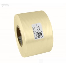 Cinta de satén premium color crema 60 mm x 50 m