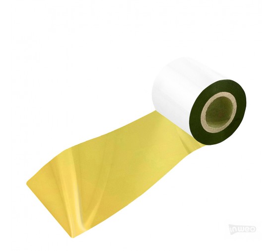 Cinta termocontransferible dorada Harz para folio 53x150 OUT