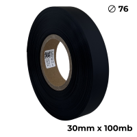 Poliuretano de doble cara negro mate 30mm x 100m premium