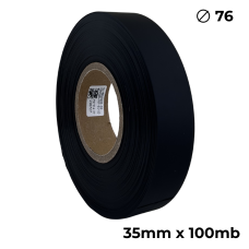 Poliuretano doble cara negro mate 35mm x 100m premium