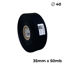 Poliuretano doble cara negro mate 35mm x 50m premium