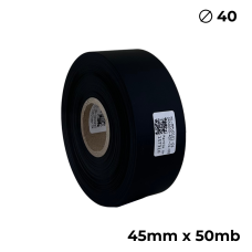 Poliuretano doble cara negro mate 45mm x 50m premium