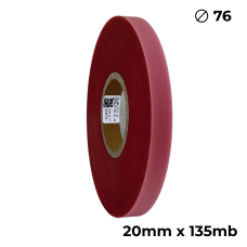 Poliuretano doble cara transparente rosa 20mm x 135m premium