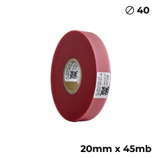 Poliuretano doble cara transparente rosa 20mm x 45m premium