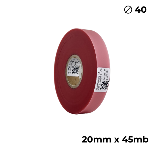 Poliuretano doble cara transparente rosa 20mm x 45m premium