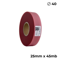 Poliuretano doble cara transparente rosa 25mm x 45m premium