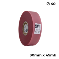 Poliuretano doble cara transparente rosa 30mm x 45m premium